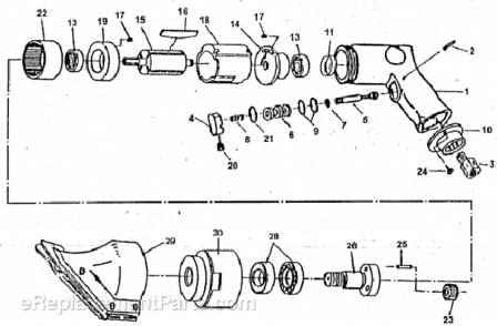 Part Location Diagram of 20411 Jet Bearing Cap