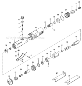 Part Location Diagram of JT9-JSM5130-41 Jet SPRING