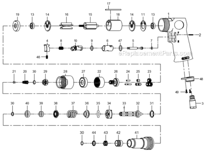 Part Location Diagram of JT9-80218-22 Jet CYLINDER