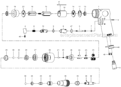 Page A Diagram and Parts List for JSM-804  Jet Drill