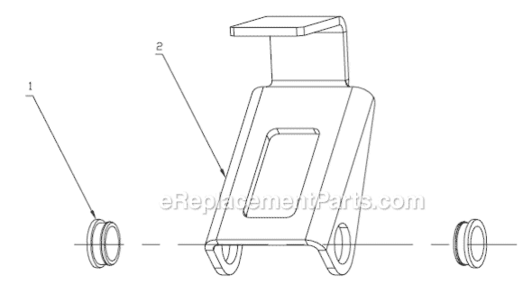 Part Location Diagram of JT9-708031-102 Jet AXE HOLDER