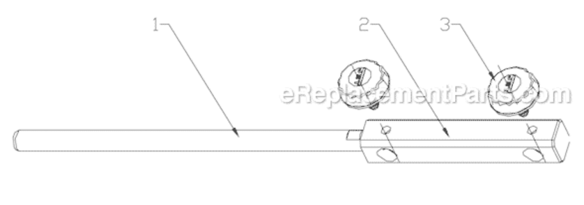 Part Location Diagram of 708040-101 Jet Extension Bar