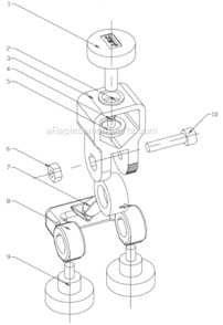 Part Location Diagram of JT9-708020-102 Jet BRASS INSERT