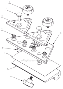 Part Location Diagram of JT9-708026-107 Jet PLASTIC SLIDE SHEET