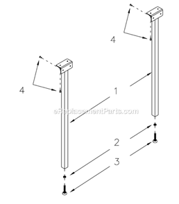 Page F Diagram and Parts List for JTAS-10  Jet Table Saw