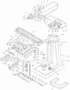 Page C Diagram and Parts List for JTM-1050EVS  Jet Mill