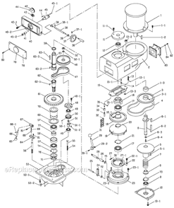 Page A Diagram and Parts List for JTM-1055 690055 Jet Mill