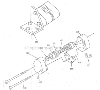 Page H Diagram and Parts List for JWB-37P  Jet Sander Polisher
