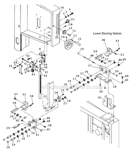 Part Location Diagram of JWBS20-352 Jet Bracket