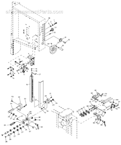 Page C Diagram and Parts List for JWBS-20QT-5 710755B Jet Band Saw