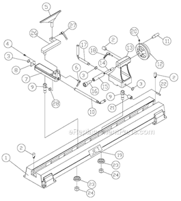 Part Location Diagram of JT9-JWL1442-127 Jet BUSHING