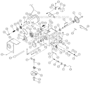 Part Location Diagram of JT9-JWL1442-129 Jet SUPPORT BRACKET