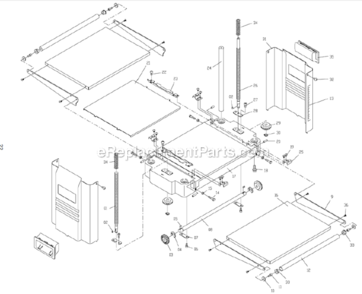 Part Location Diagram of PGM-B02 Jet Bevel Gear