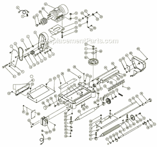 Part Location Diagram of JT9-JWP16OS-101 Jet PULLEY GUARD