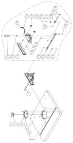 Page A Diagram and Parts List for JWS-35X Series Jet Shaper