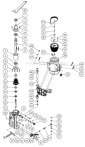 Page C Diagram and Parts List for JWS-35X Series Jet Shaper