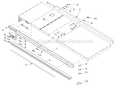 Part Location Diagram of JT9-XF2-207A Jet SCALE (30 RAIL)