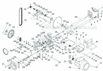 Part Location Diagram of BB-6203LLU Jet Ball Bearing