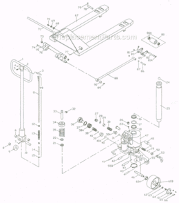 Part Location Diagram of PT2748J-088 Jet Rod