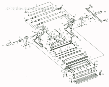 Part Location Diagram of SBR30N-20 Jet Guide Block
