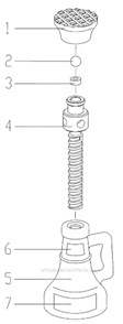 Part Location Diagram of JT9-SJ25T-ID Jet ID LABEL