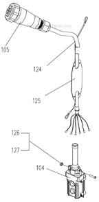 Page B Diagram and Parts List for SS-3C 2T Jet Hoist & Winch
