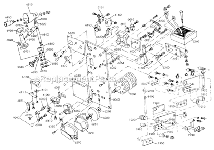 Page B Diagram and Parts List for VBS-1408  Jet Band Saw