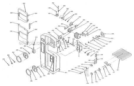 Part Location Diagram of 521 Jet Spring
