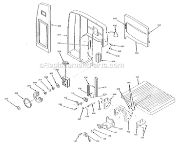 Part Location Diagram of 50-2 Jet Operating Element "A" Assembly