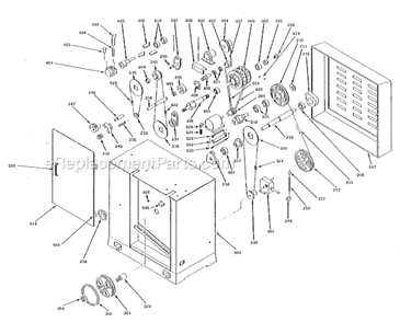 Part Location Diagram of 242 Jet Second And Third Gear Set