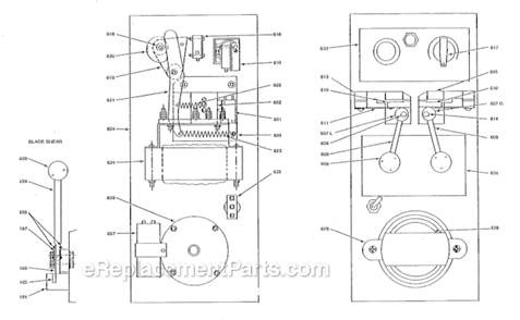 Page C Diagram and Parts List for VBS-900  Jet Band Saw