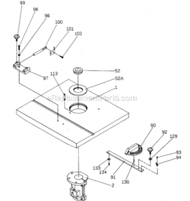 Page A Diagram and Parts List for WSS-3-1  Jet Shaper