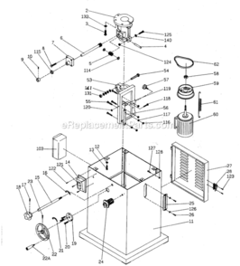 Page B Diagram and Parts List for WSS-3-1  Jet Shaper