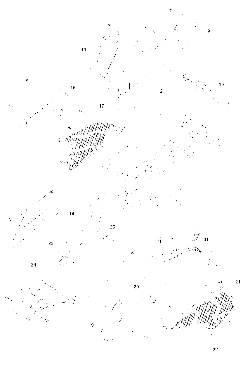 Cover 1 Diagram and Parts List for FR2312MA (966639885)(2011-02) Jonsered Lawn Tractor