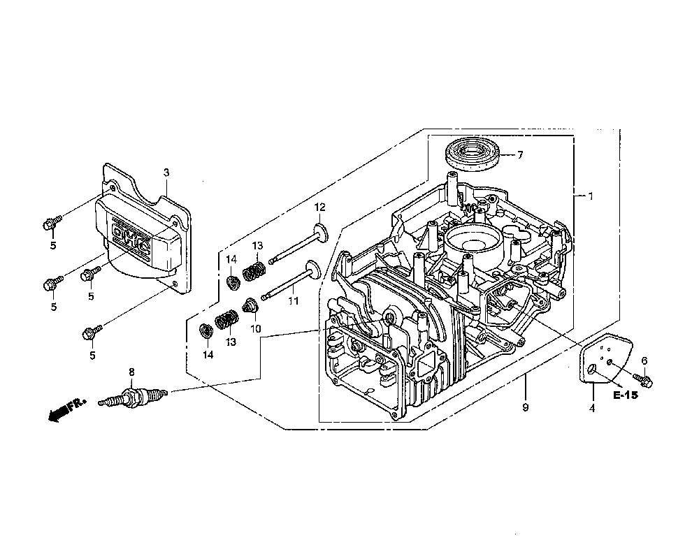 Cylinder barrel Diagram and Parts List for L4721-96795730100  Jonsered Lawn Mower