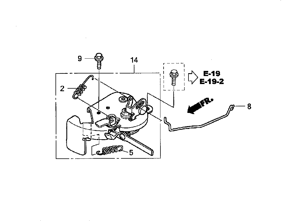 Choke base Diagram and Parts List for L4721-96795730100  Jonsered Lawn Mower