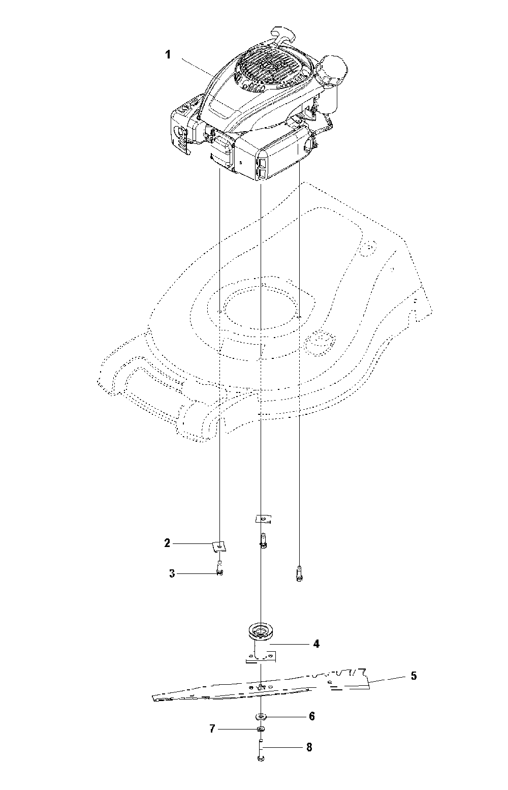 Engine Diagram and Parts List for L4721-96795730100  Jonsered Lawn Mower