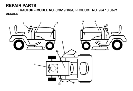 Part Location Diagram of 532181448 Jonsered No Description Available