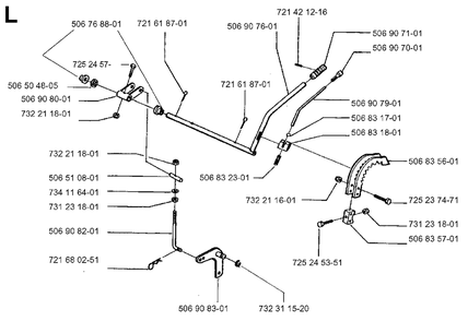 Part Location Diagram of 7252457 Jonsered No Description Available