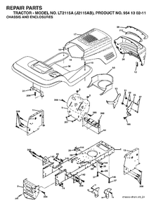 Part Location Diagram of 532189412 Jonsered No Description Available