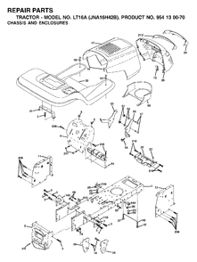 Part Location Diagram of 532163557 Jonsered No Description Available
