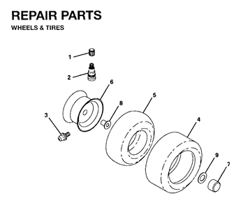 Part Location Diagram of 533301140 Jonsered Tire