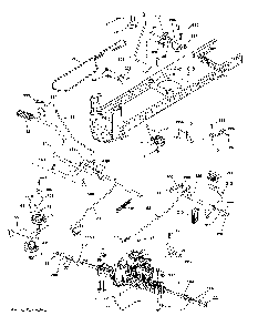 Drive Diagram and Parts List for 96043019700  Jonsered Lawn Tractor