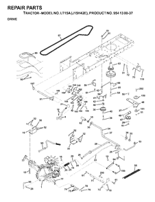 Part Location Diagram of 532166602 Husqvarna Console, Shift