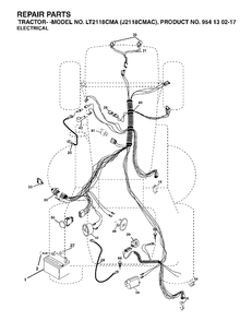 Part Location Diagram of 532188039 Jonsered No Description Available