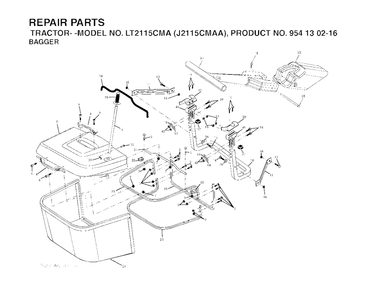 Part Location Diagram of 532180124 Jonsered No Description Available
