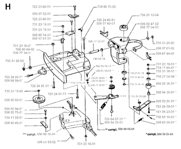 Part Location Diagram of 506824702 Jonsered No Description Available