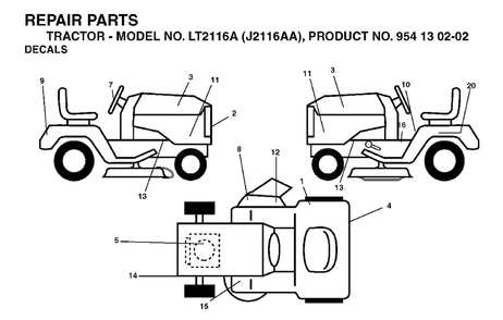 Part Location Diagram of 532184501 Jonsered No Description Available