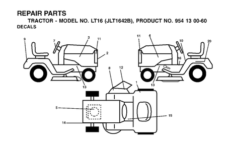 Part Location Diagram of 532179636 Jonsered No Description Available