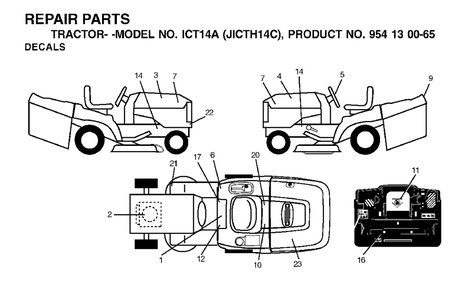 Part Location Diagram of 532179621 Jonsered No Description Available